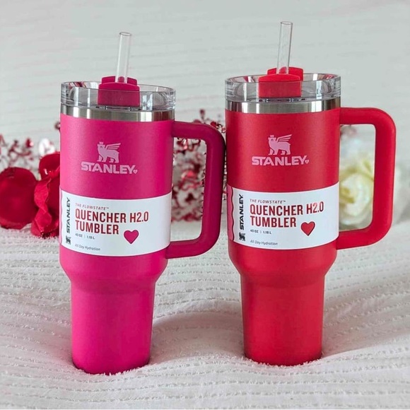 STANLEY THE QUENCHER H2.0 FLOWSTATE TUMBLER 40 OZ TARGET RED LIMITED EDITION NWT - Picture 9 of 14